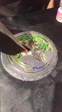 鲤鱼跳龙门景泰蓝手艺