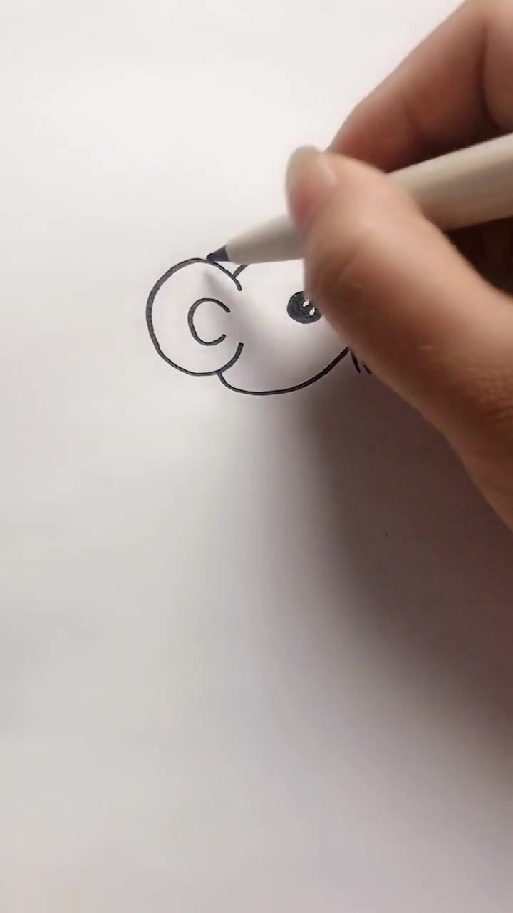 一学就会的小老鼠简笔画,这么可爱,你学会了吗?