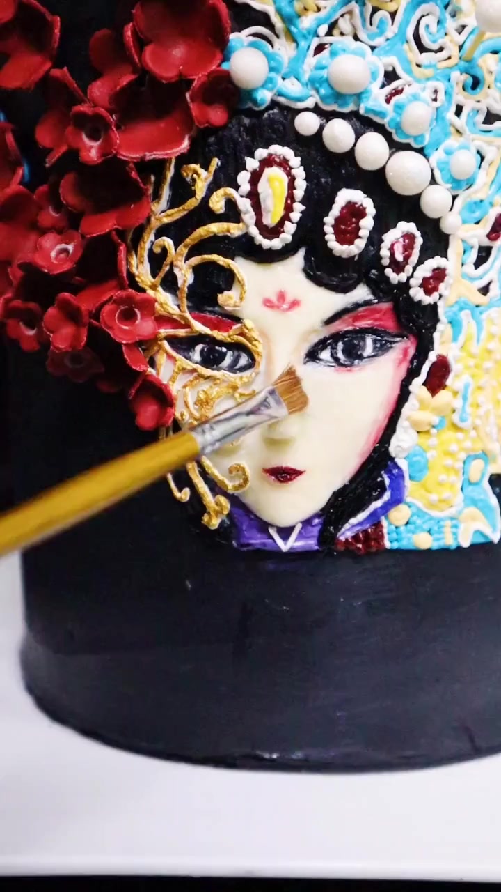 蛋糕师简直就是艺术家,一款浮雕国风蛋糕,简直让人爱不释手!