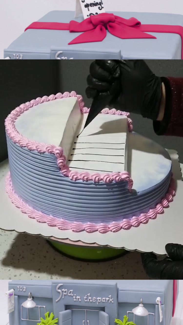 蛋糕师制作的钢琴蛋糕,精致又漂亮,说它值400元也不觉得贵