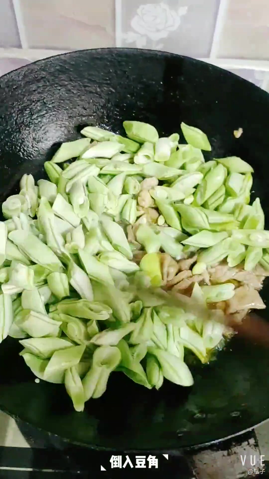 白芸豆炒肉的做法