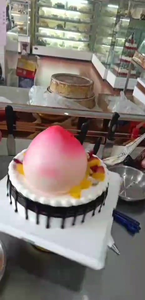 送给老人过寿,祝寿蛋糕-大寿桃蛋糕,大大的寿桃,满满的爱