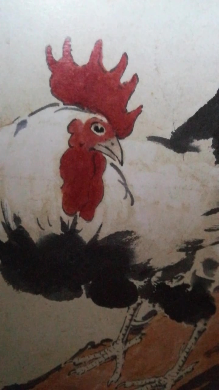 民族脊髓——徐悲鸿画的雄鸡