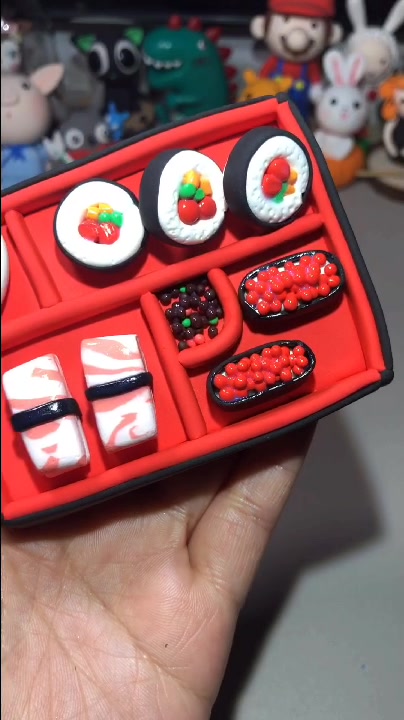 粘土食玩寿司便当