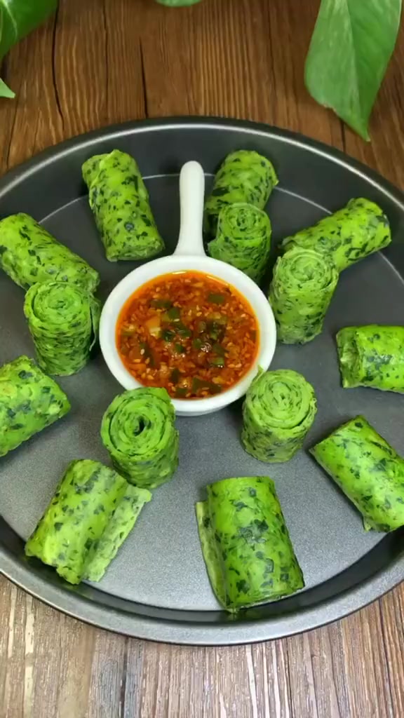 菠菜卷饼做法 健康美味 早餐来一份 太完美了