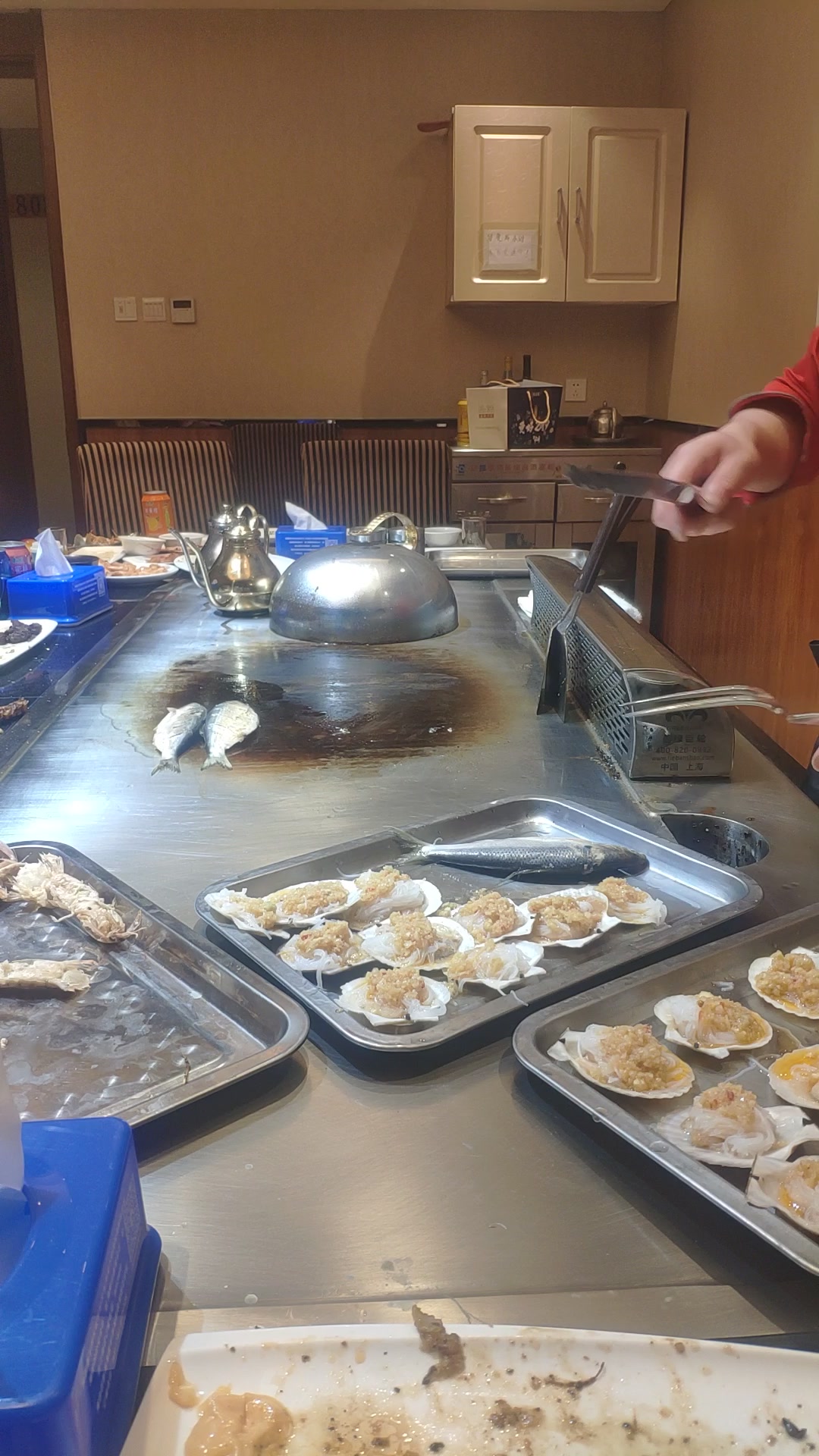 铁板烧气泡鱼,只有秦皇岛才有,本地海鲜美食