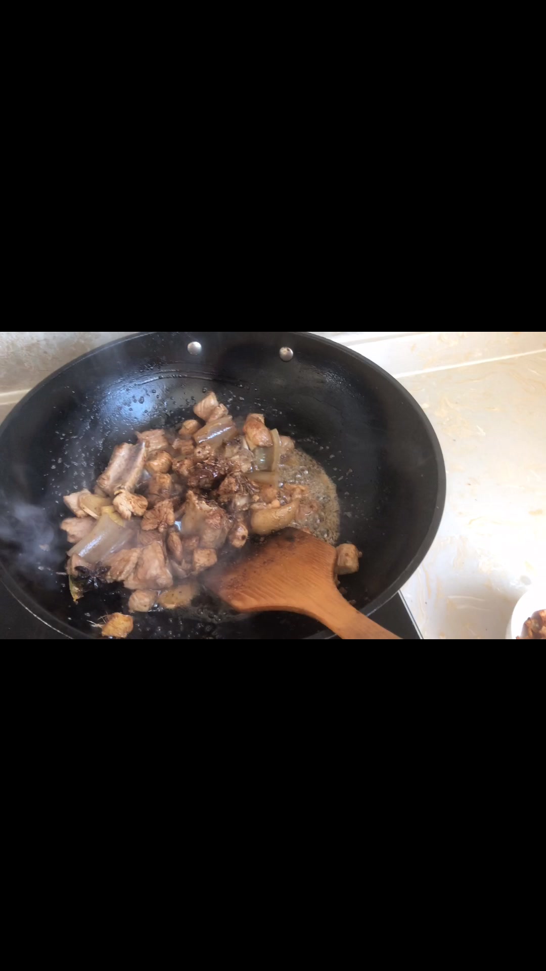 家常红烧肉烧千张,营养美味,自己动手很简单