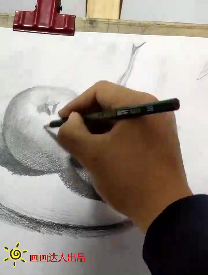 素描水果静物组合,0基础毫无压力跟我学