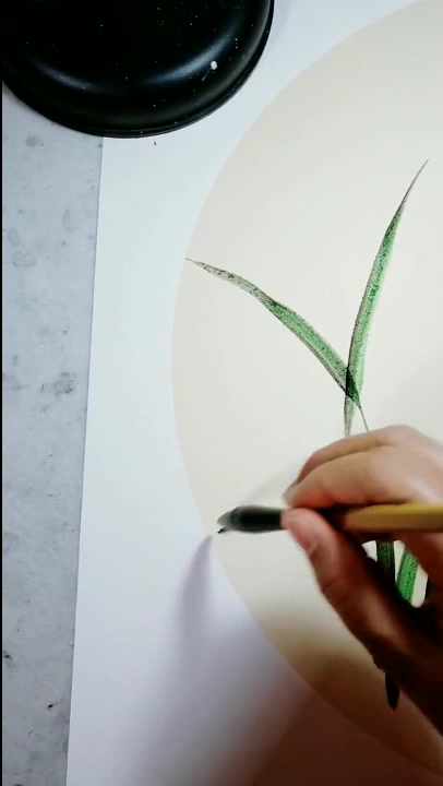 国画:写意兰花,笔法清晰,简单好学,赶快收藏吧!
