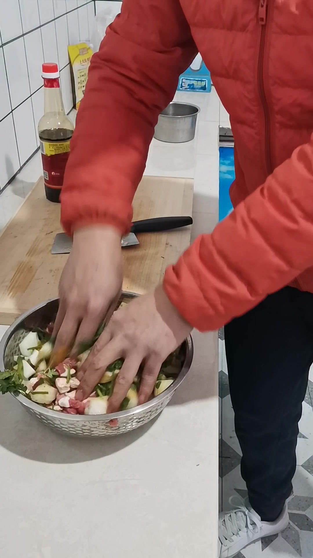 用烤箱烤的羊肉串,吃起来也非常的美味