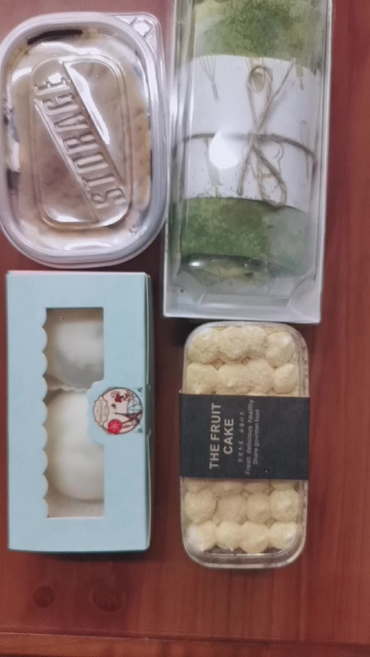 下午茶吃甜品毛巾卷豆乳千层盒子雪媚娘