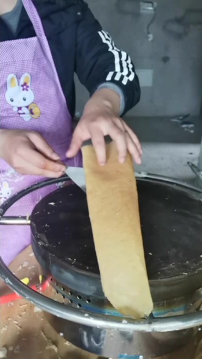 正宗山东杂粮煎饼的做法 一对一教你煎饼怎么做
