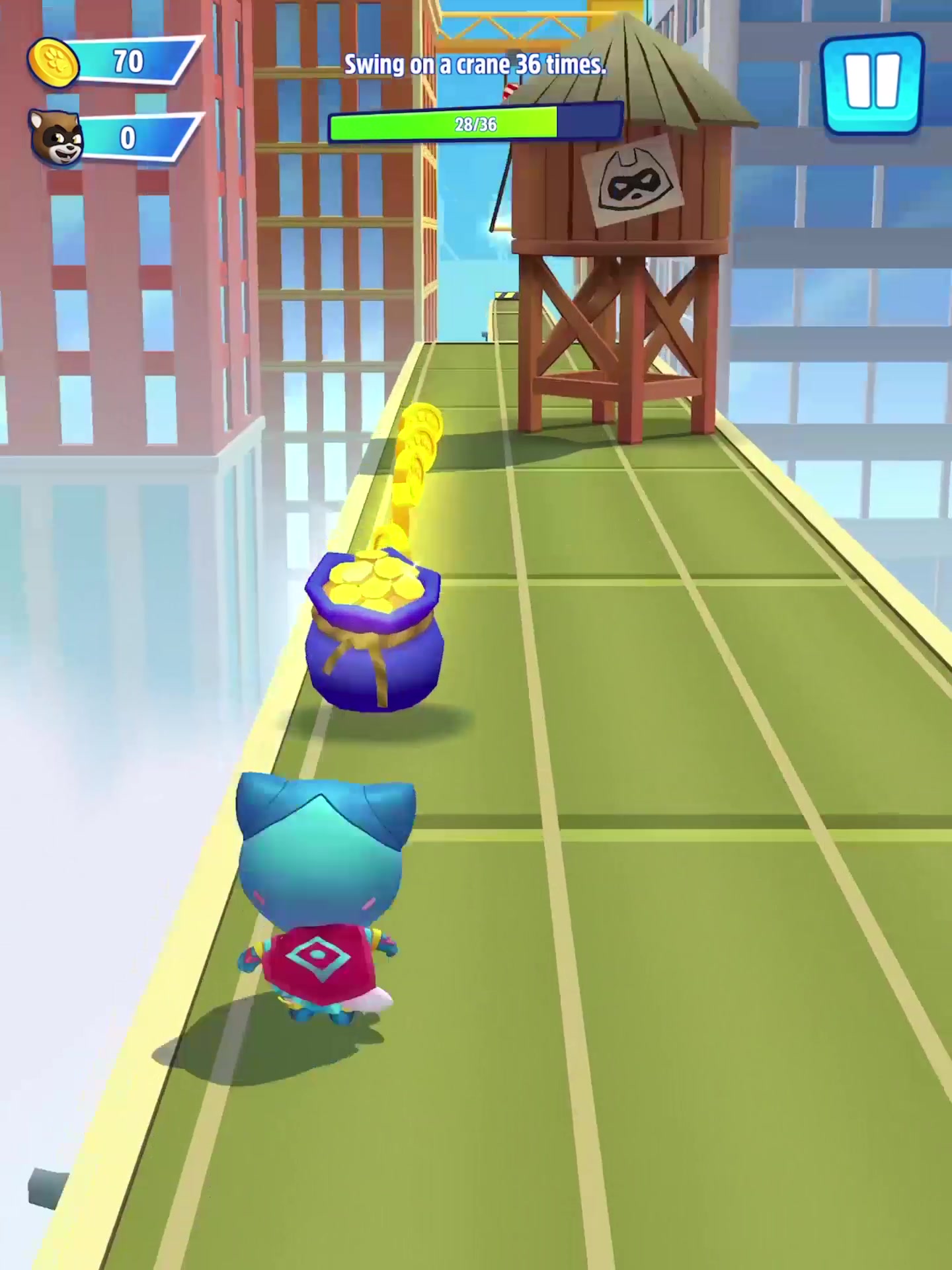 手游 汤姆猫英雄冲刺 93天安吉拉来到纽约 推荐指数五星 游戏攻略