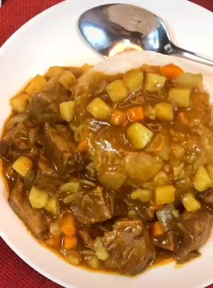 咖喱牛肉盖浇饭,懒人们,接好