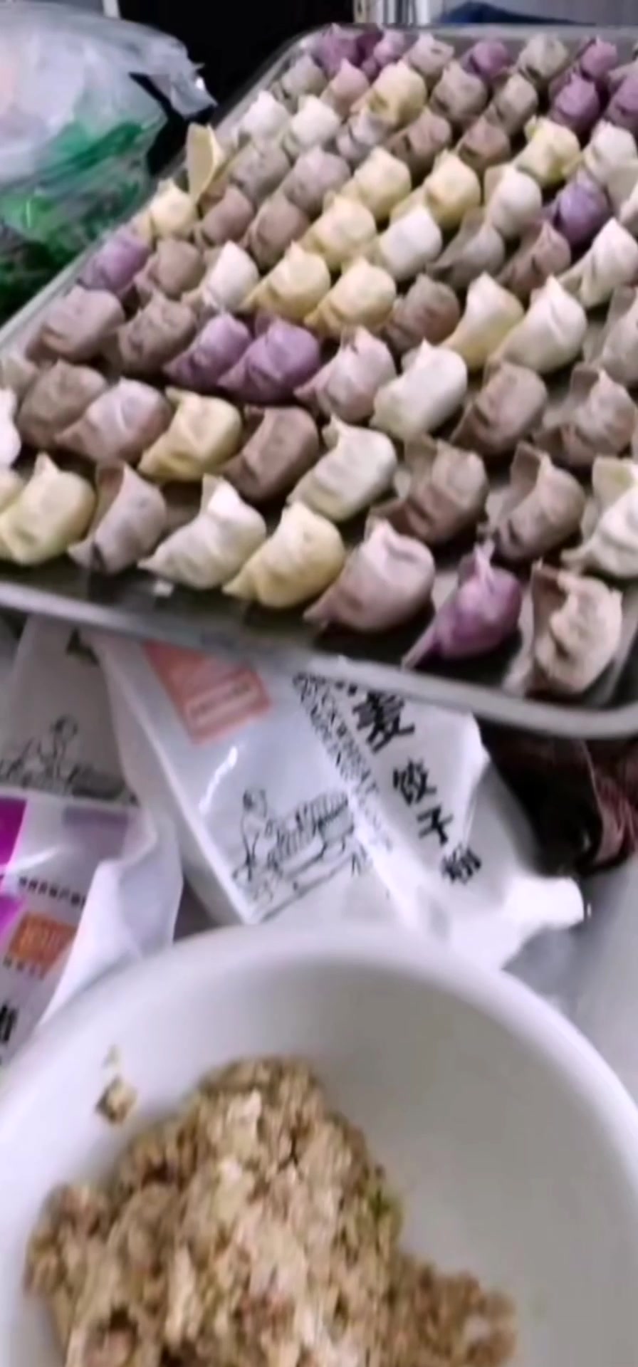 韭菜鸡蛋虾仁饺子你想吃吗?