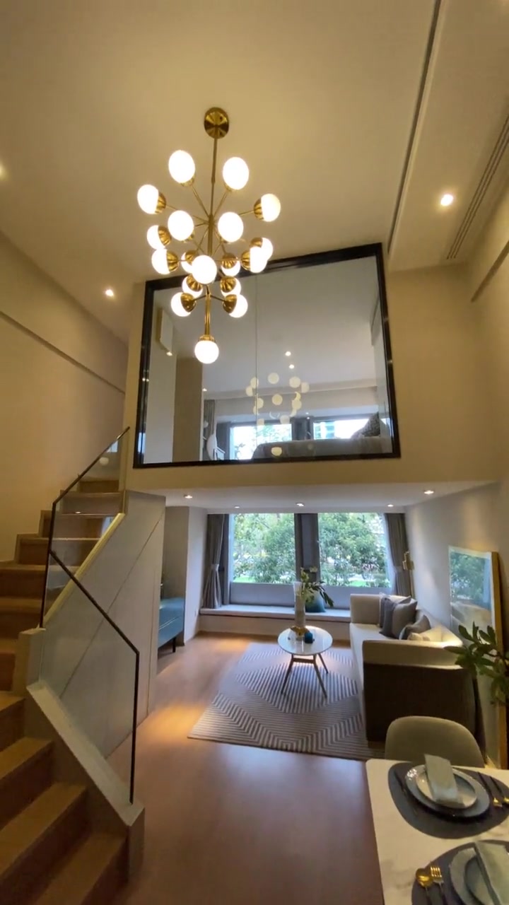 实拍杭州59平的精装loft公寓,两室两厅一卫,你喜欢这样的设计吗