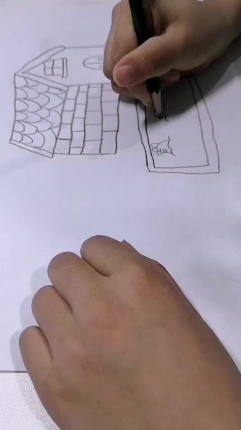 我梦想的家,儿童彩铅简笔画!