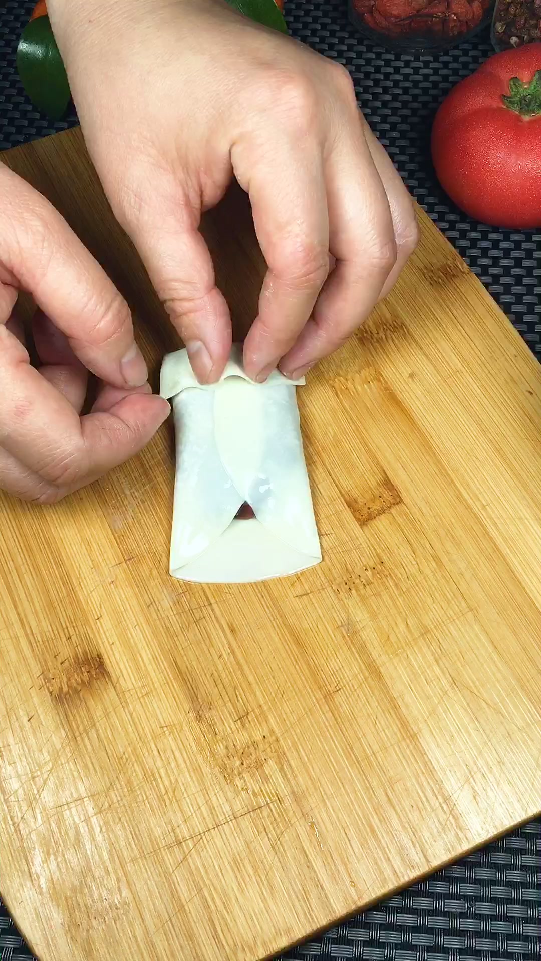 红豆派的做法,饺子皮也可以