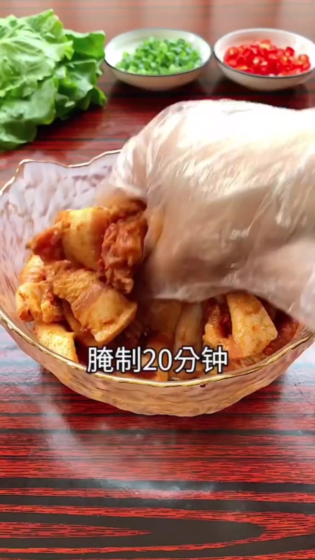 自己在家做烤肉解解馋～