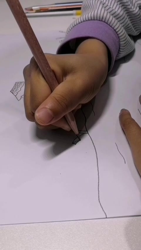可爱动物系列,优雅的鹅,儿童彩铅简笔画!