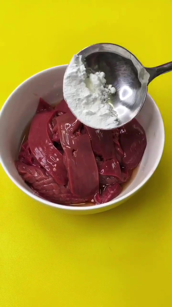 爆炒腰花的制作方法