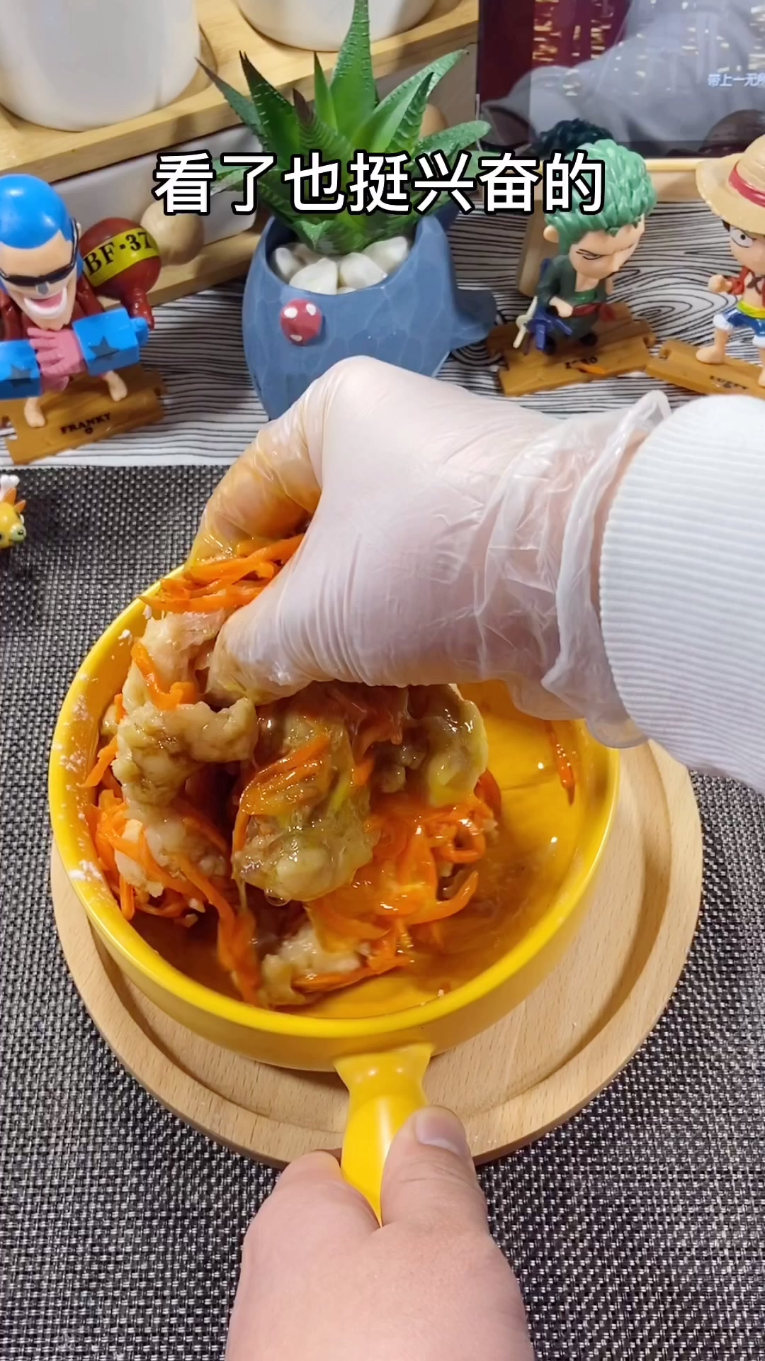 一人食记,小米鸡肉蒸丸子