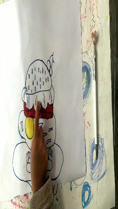 好吃的汉堡,七岁女孩来教你如何画汉堡,一起动手画一画吧