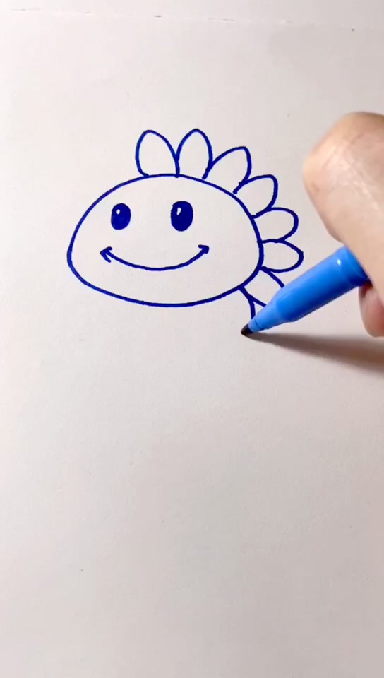 「简笔画」植物大战僵尸里的向日葵!30秒学会!跟亚贝学画画吧
