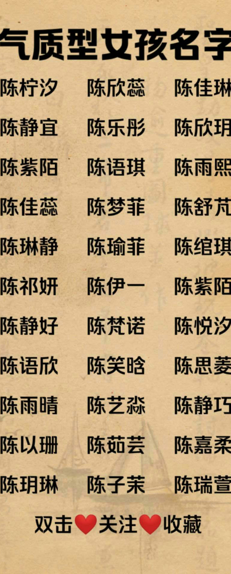 鼠年出生的宝宝,“陈”姓气质型女孩名字,推荐给爸妈