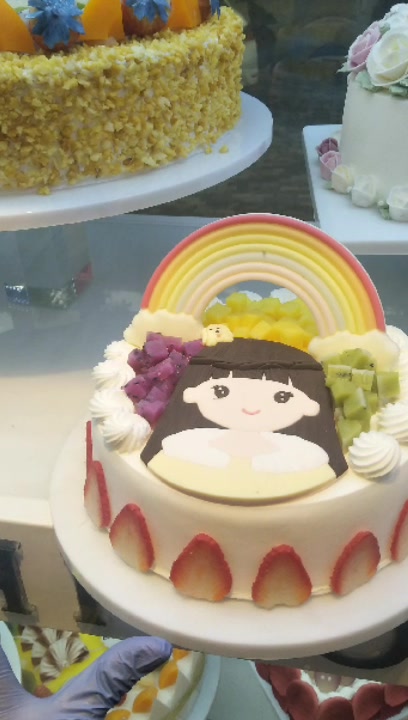 最爱的女神款式蛋糕来了呦