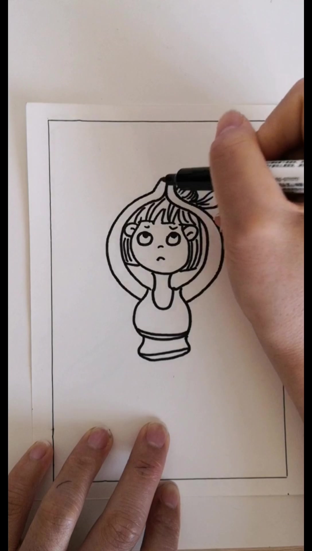 简单有趣卡通插画风格瑜伽人物简笔画!