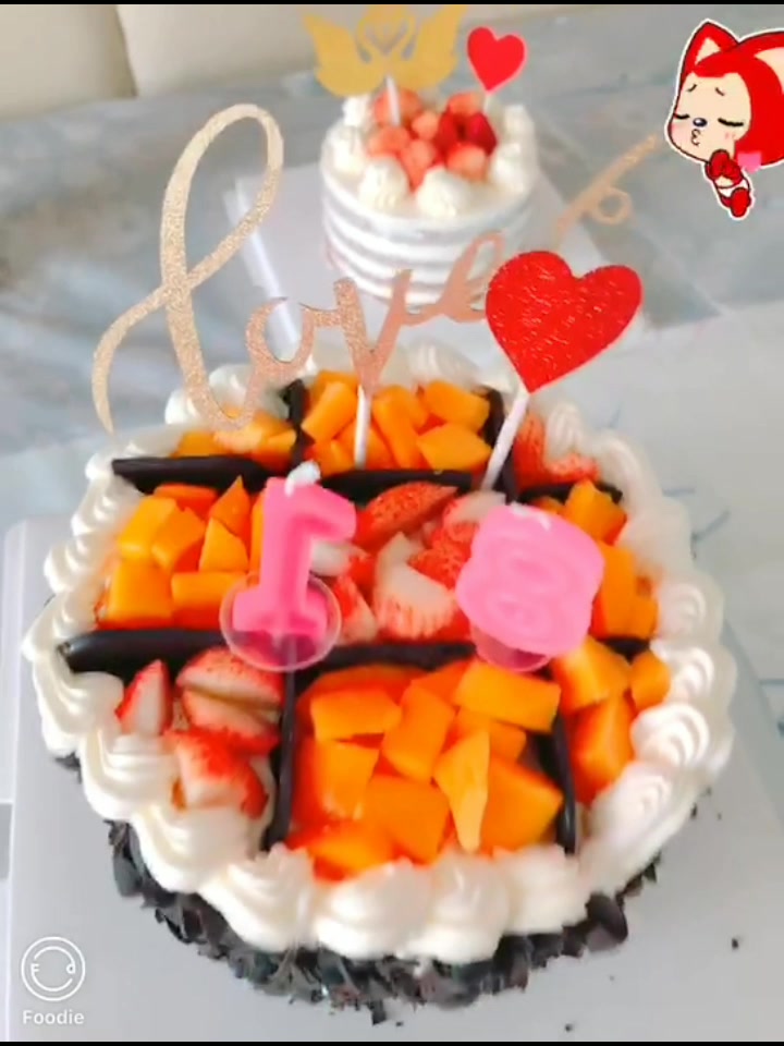 网红18岁生日蛋糕,果然很给力