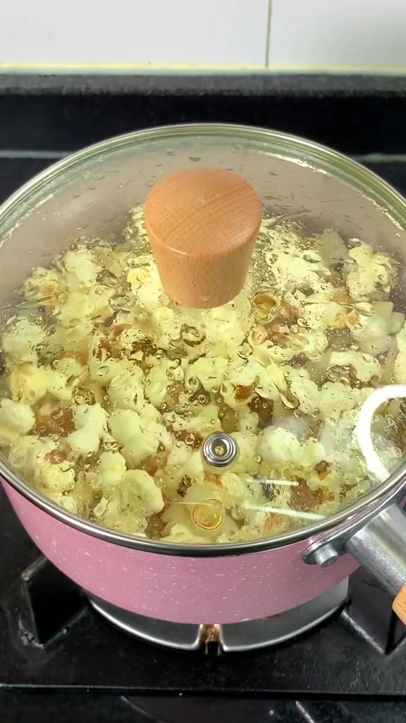 在家真的可以炸出爆米花!外面买的太不划算了