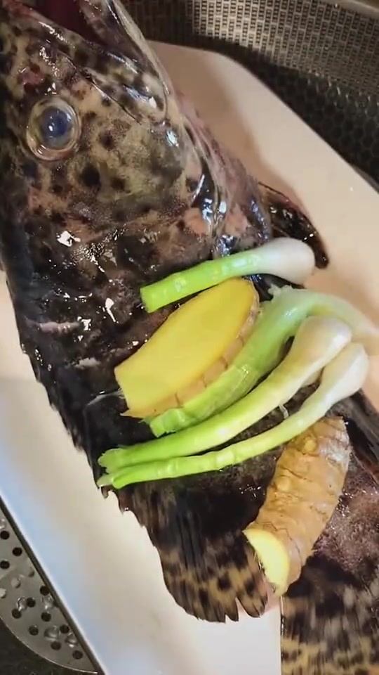 吃的就是一个鲜,清蒸石斑鱼