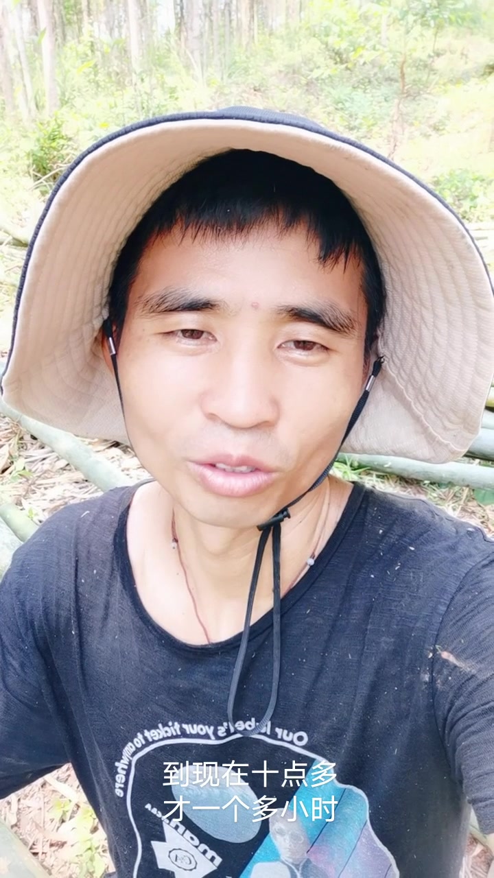 准备材料,用竹木结构搭建鸡棚