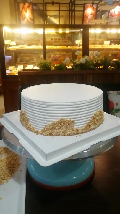 水果生日蛋糕制作过程