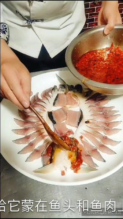 淡花鲤鱼,大厨级的菜,太棒了,吃的是艺术品