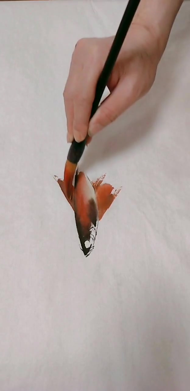 大美孔雀鱼画法,精彩无限