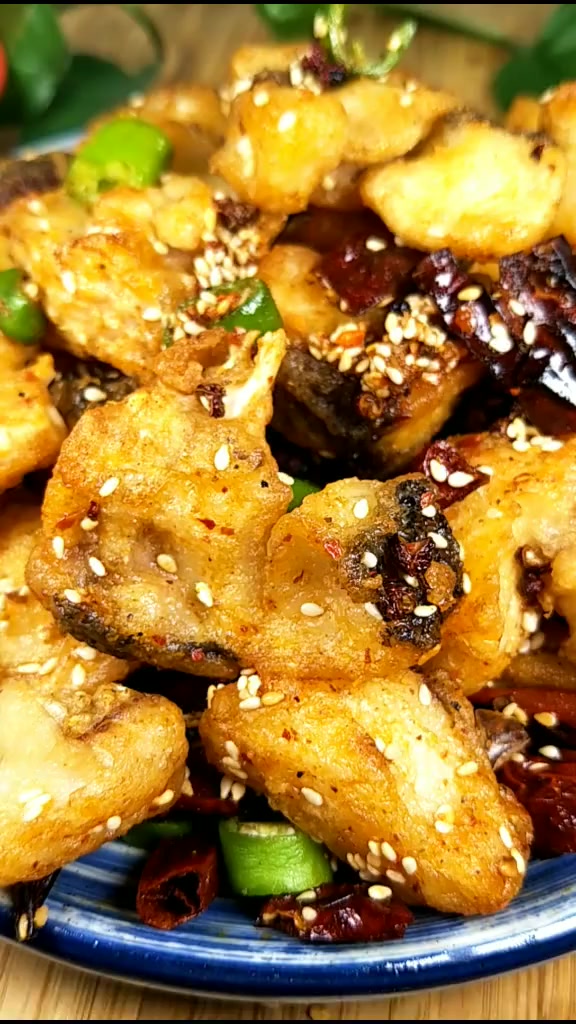 香辣鱼块,外酥里嫩,肉质软烂!非常好吃的家常菜!