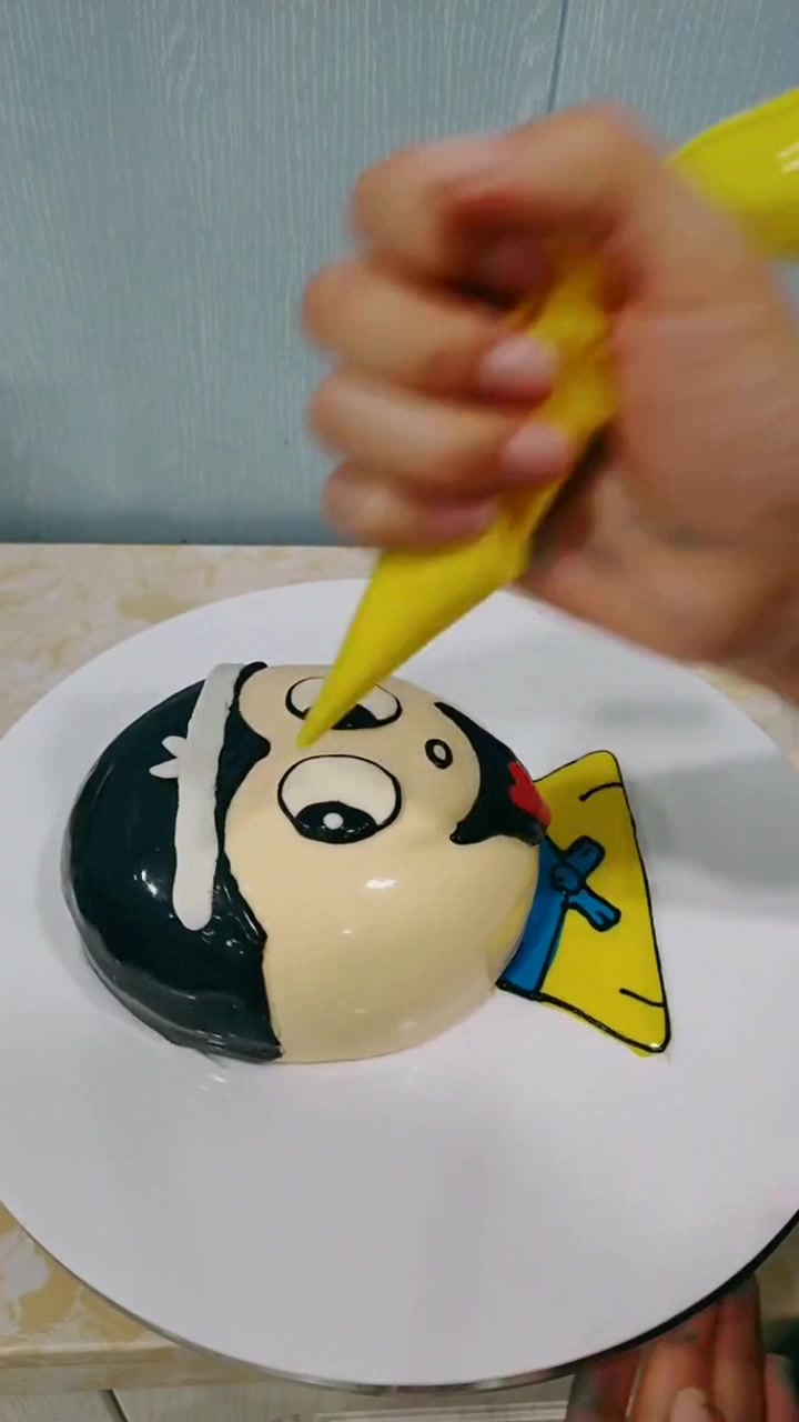一时分不清师傅做的是悟空还是旺姓小孩,送孩子的六一儿童节蛋糕