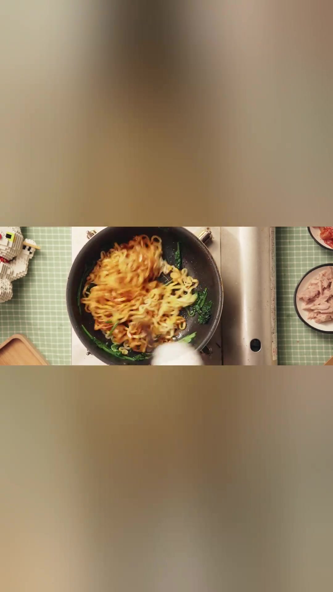 方便面 微波炉芝士方便面,简单好学~