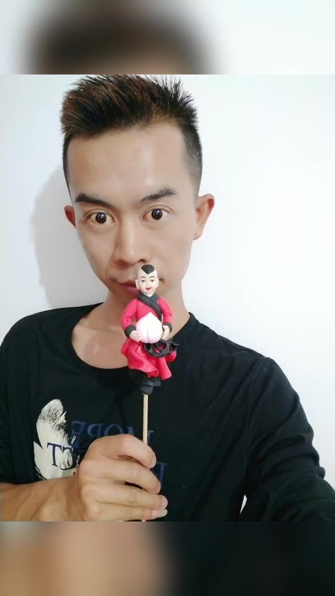 面塑制作寿桃小仙童