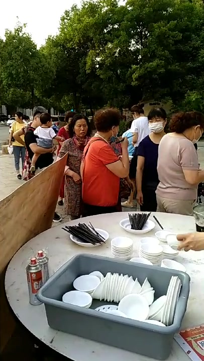 安徽蚌埠市王家老号饺子宴,免费品尝饺子话动第五天