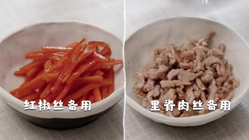 【豆芽炒肉丝】肉丝这样炒,清淡又爽口!马住学起来～