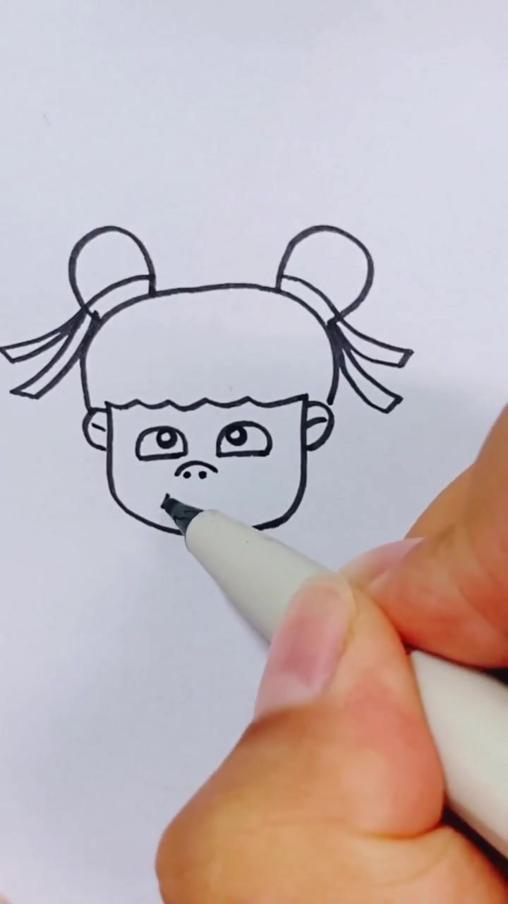 简笔画:酷酷的小哪吒