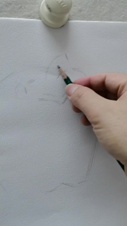 水彩画圆辣炒蔬菜画法