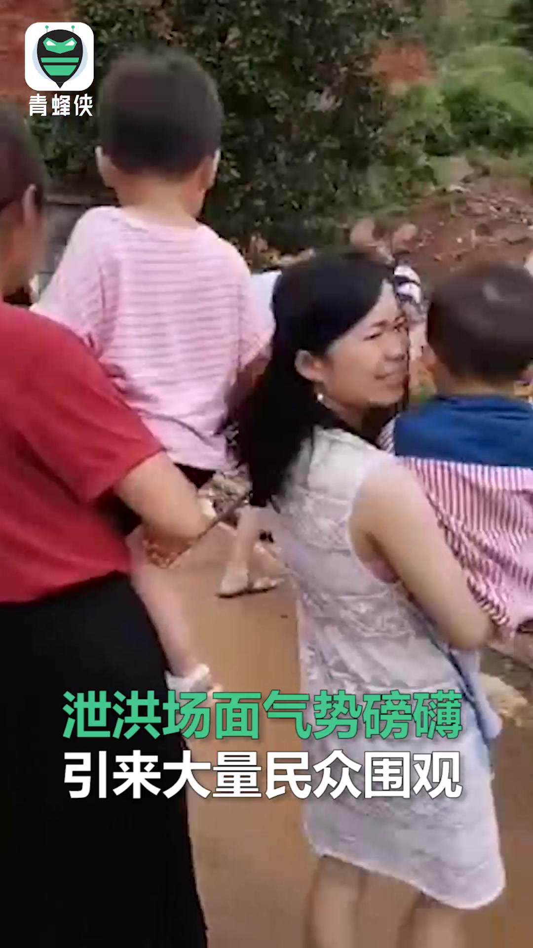 壮观!水库开闸泄洪大量河鱼“出逃” 民众纷纷下水捡近半米长大鱼