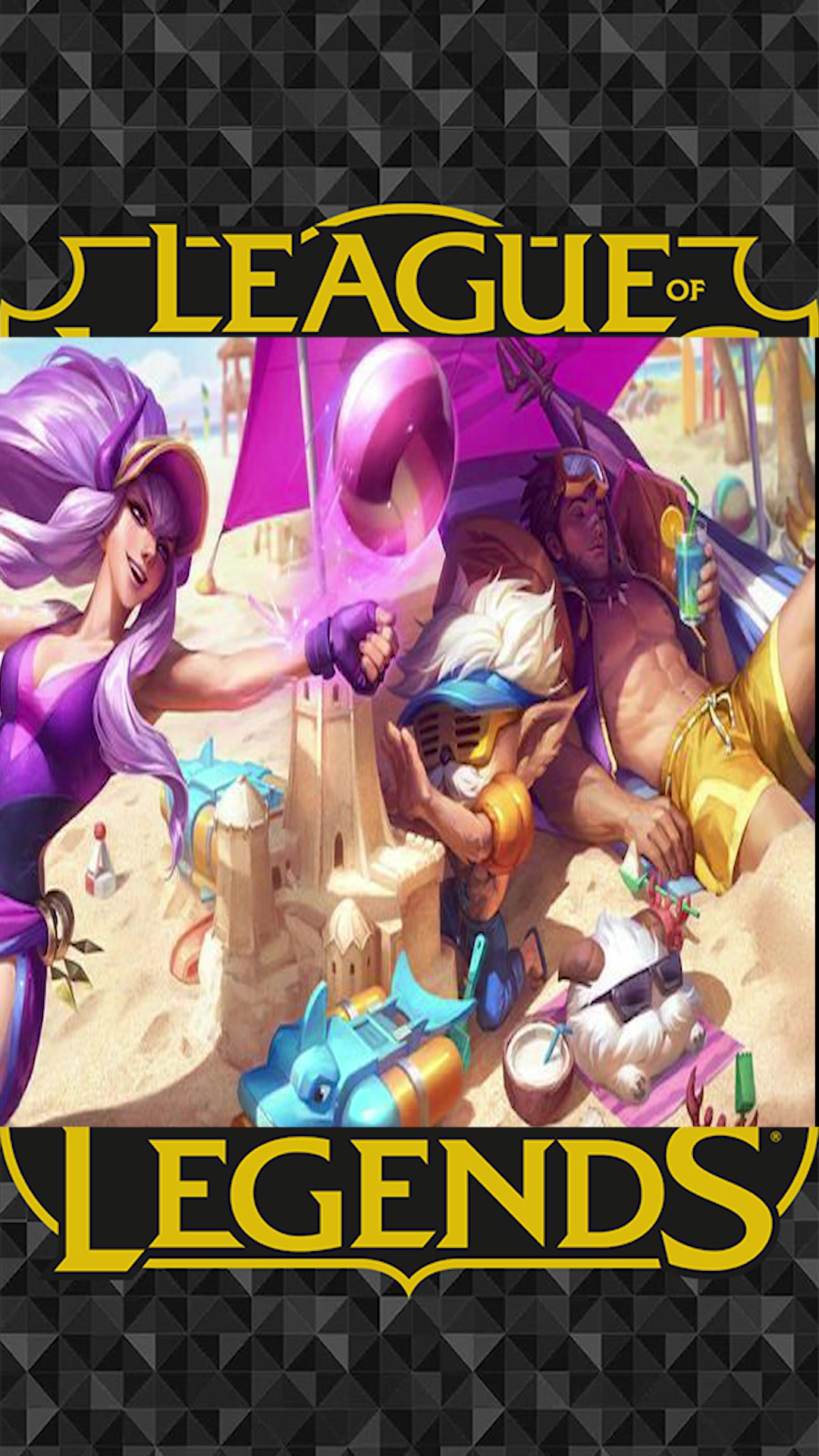 LOL蓝少:泳池派对金克丝皮肤预览,这个夏天,你还ye嘛?