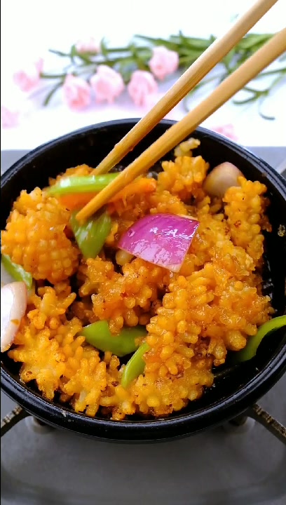 美味的瓦香鱿鱼花