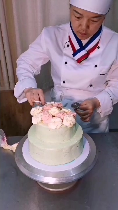 经典韩式裱花蛋糕